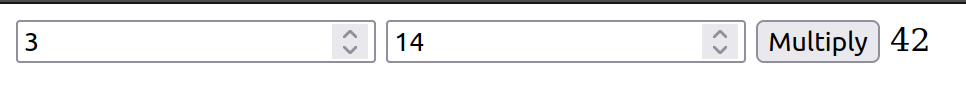 Screenshot der Applikation